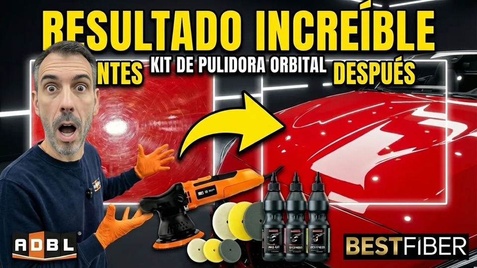 Cómo pulir tu coche con pulidora paso a paso